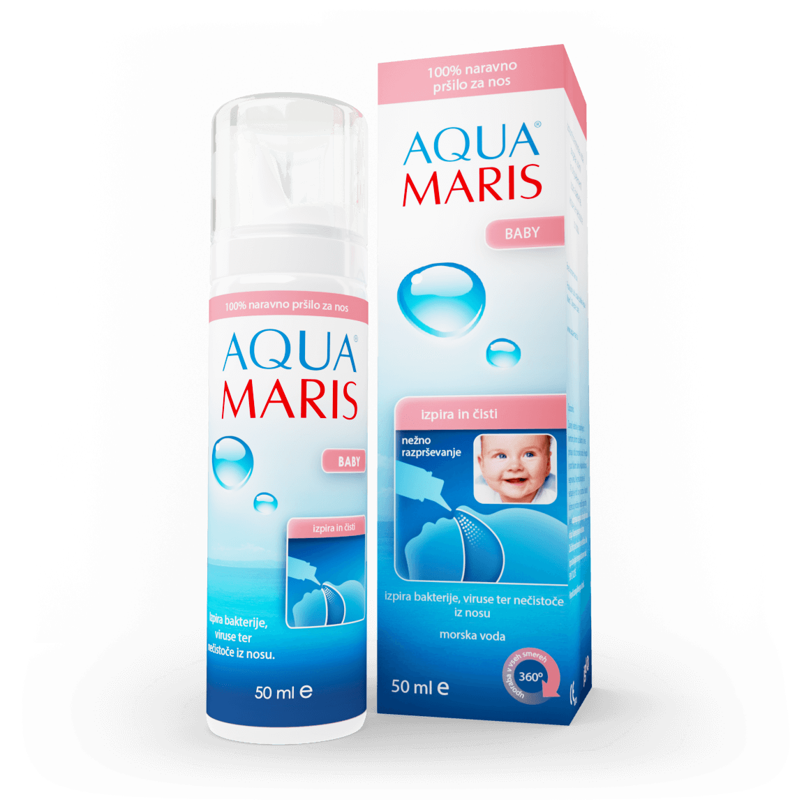 Aqua Maris Baby pršilo za nos, 50 ml
