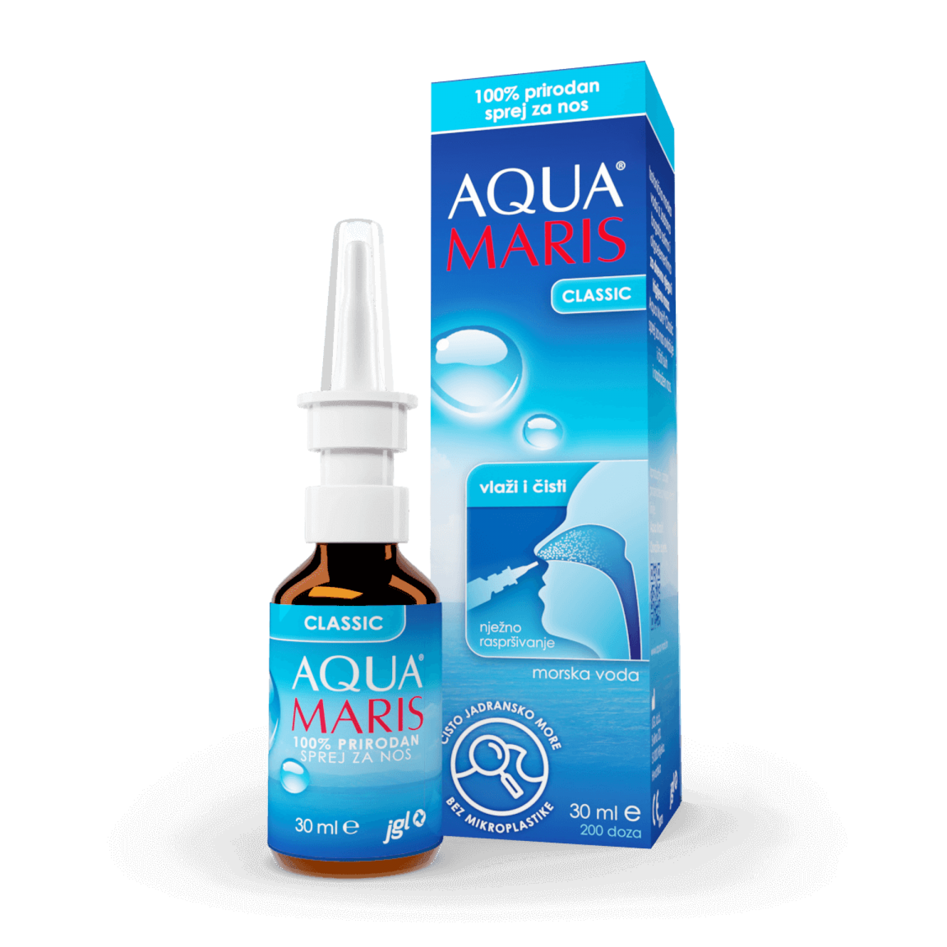 Aqua Maris Classic pršilo za nos, 30 ml