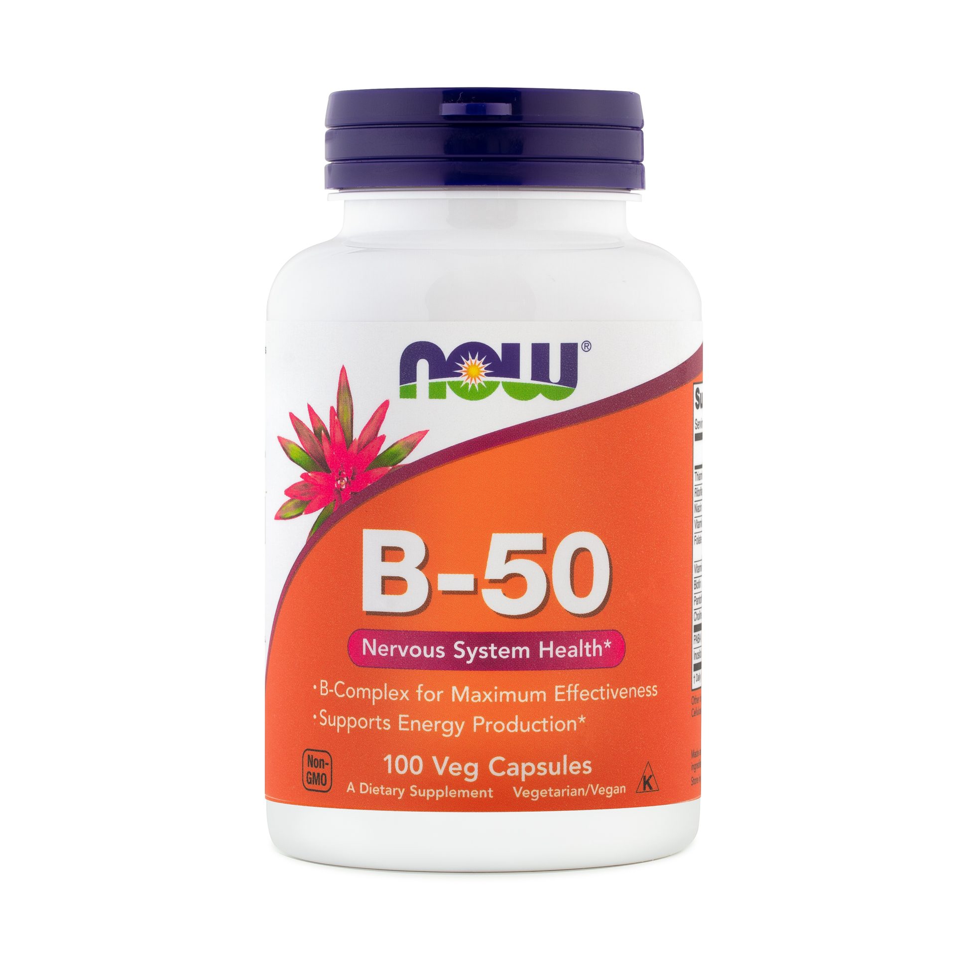 NOW B-50 kompleks, 100 kapsul