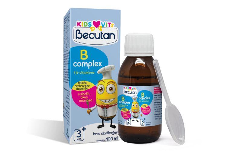 Becutan KIDS VITS B-complex sirup, 100 ml