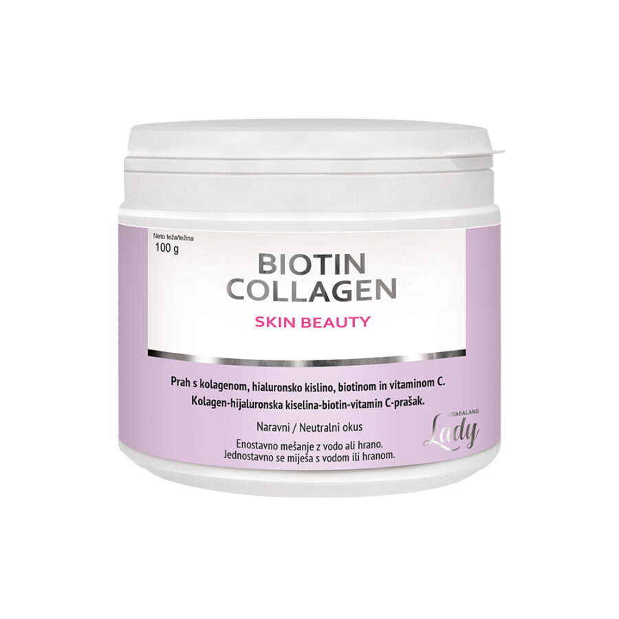 Vitabalans Lady Biotin Collagen Skin Beauty v prahu, 100 g