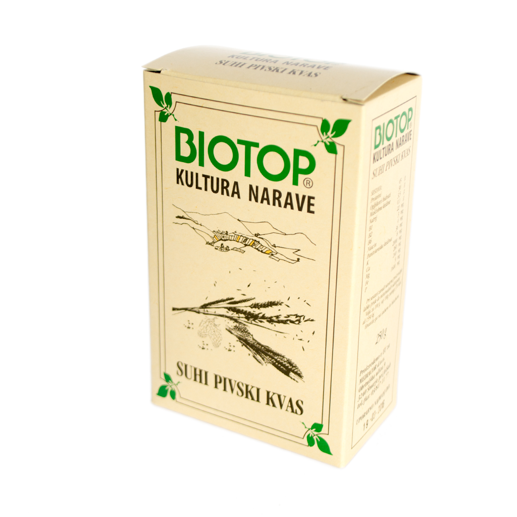 Biotop Suhi pivski kvas, 250 g