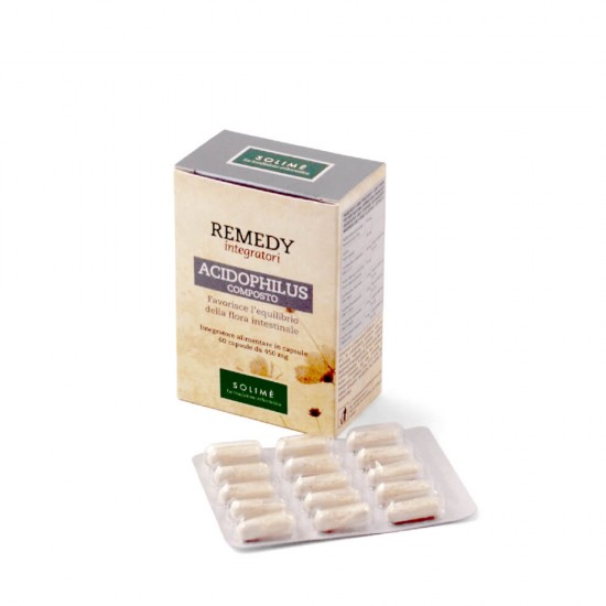 Solime Remedy Acidophilus Composto kapsule, 60 kapsul