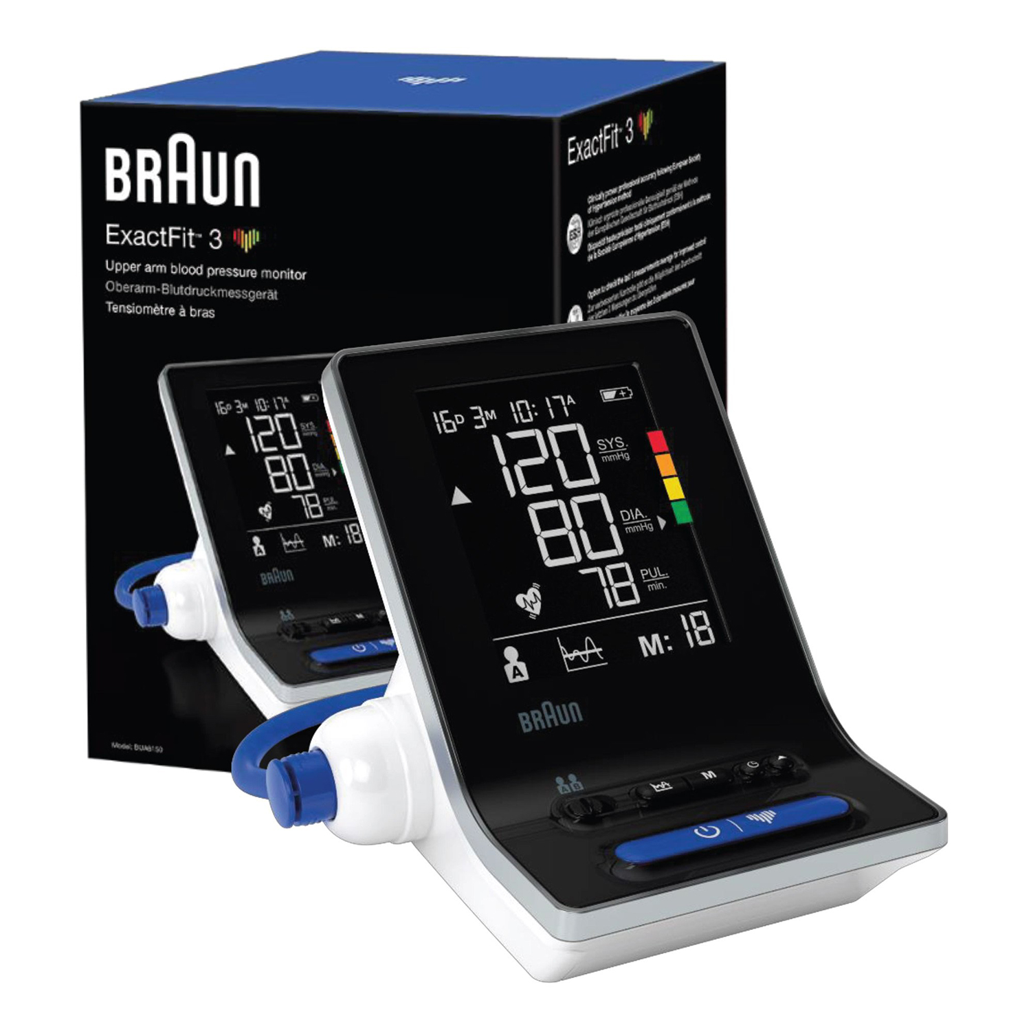 Braun ExactFit 3 nadlaktni merilnik krvnega tlaka BUA6150