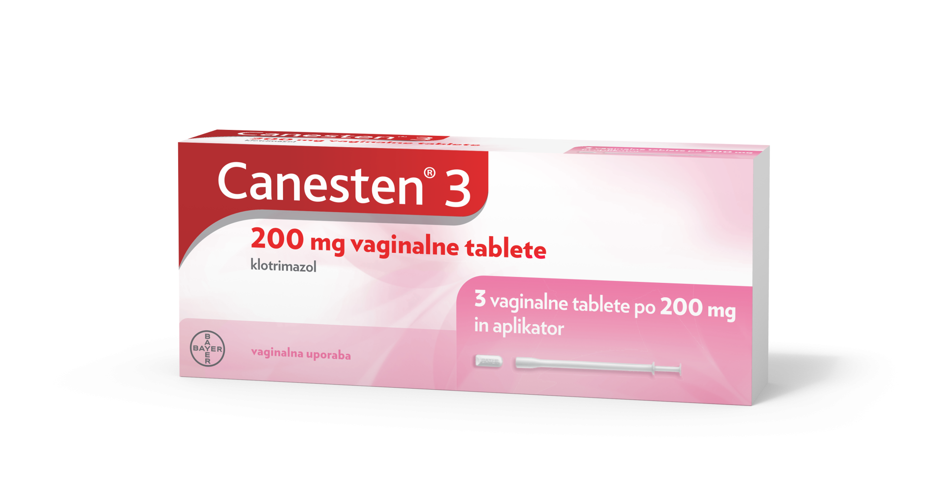 Canesten3 200 mg vaginalne tablete, 3 vaginalne tablete