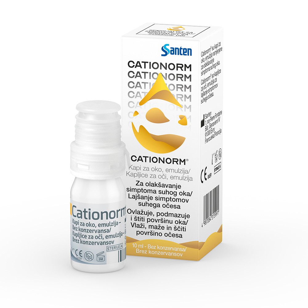 Cationorm kapljice za oči – emulzija, 10 ml