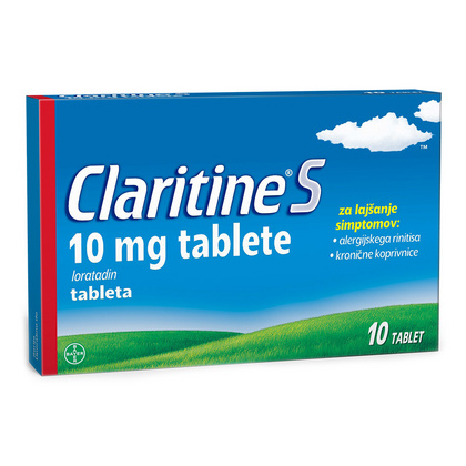 Claritine S 10 mg tablete, 10 tablet