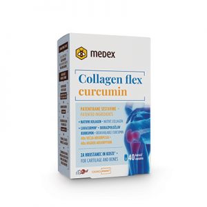 Medex Collagen Flex Curcumin kapsule, 40 kapsul 