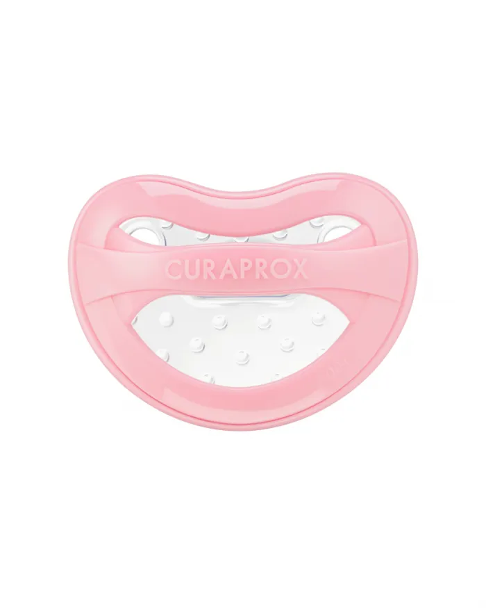 Curaprox Baby duda, velikost 1 (1–2,5 leta) – roza, 1 duda