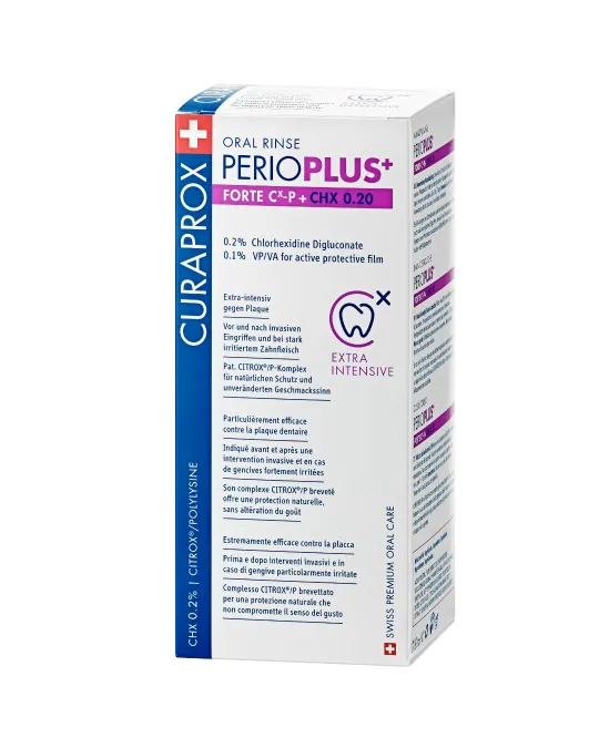 Curaprox Perio Plus+ Forte ustna voda, 200 ml