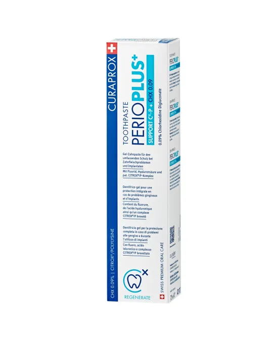 Curaprox Perio Plus+ Support zobna pasta, 75 ml