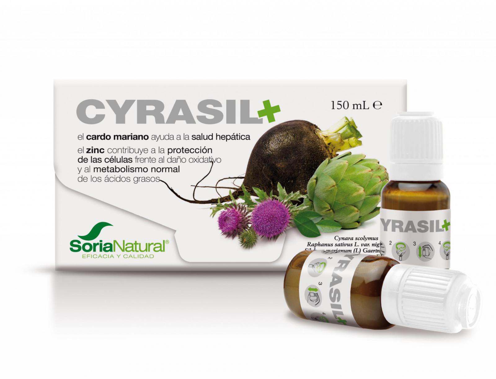 Soria Natural Cyrasil Plus, 15 stekleničk po 10 ml