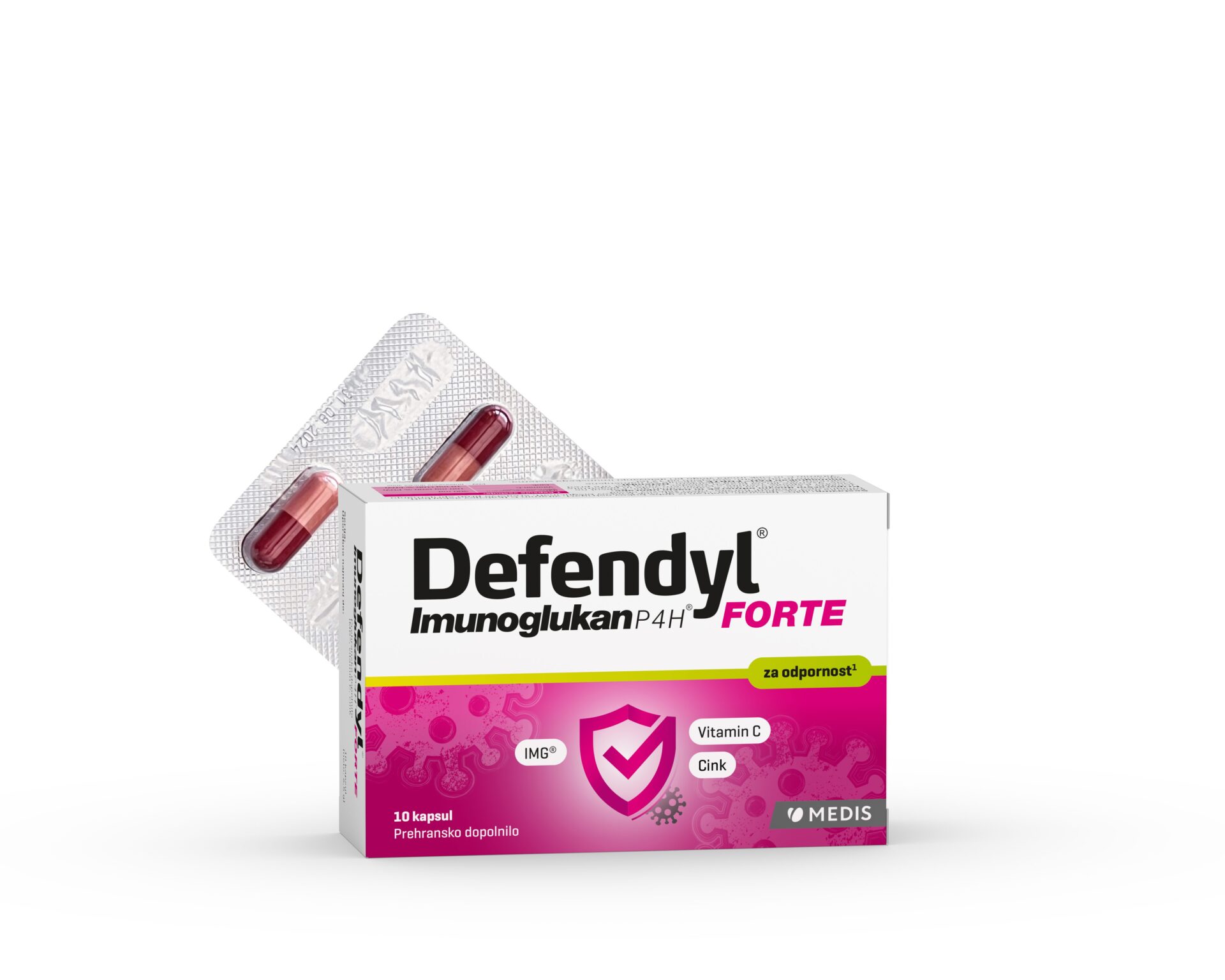 Defendyl-Imunoglukan P4H Forte kapsule, 10 kapsul