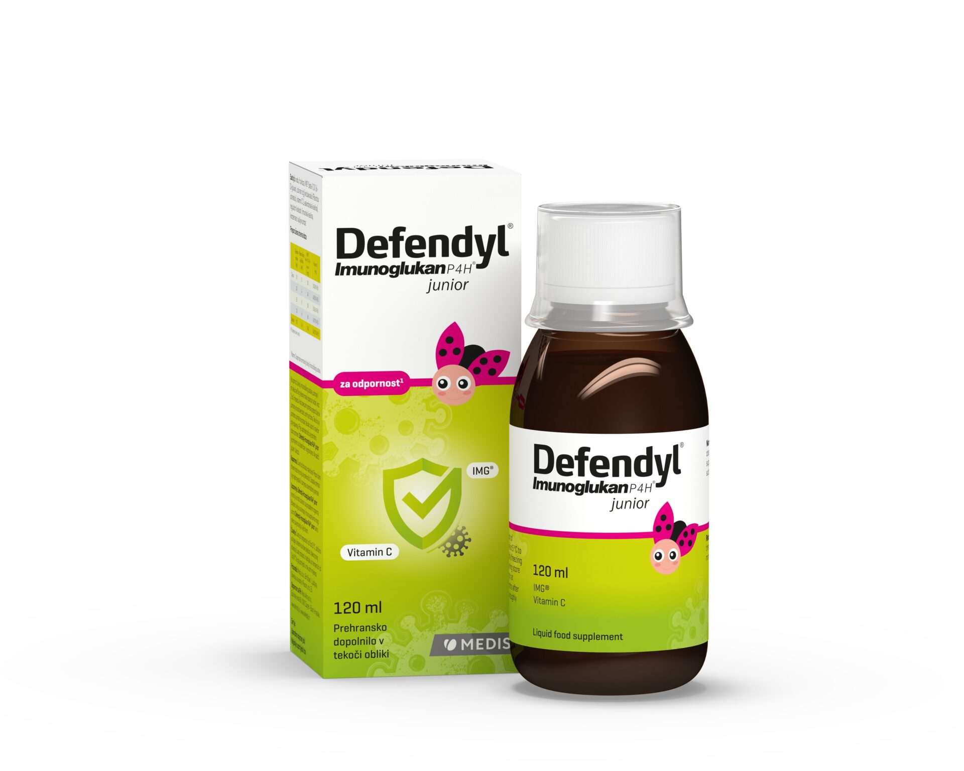 Defendyl-Imunoglukan P4H Junior sirup, 120 ml