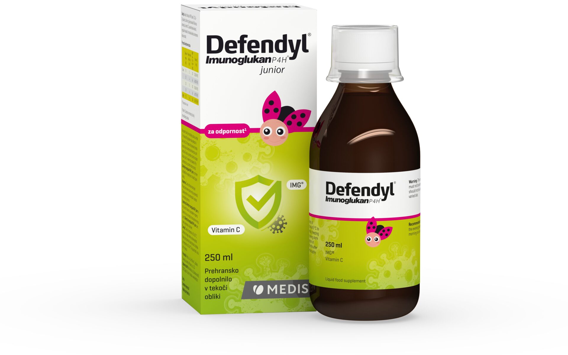 Defendyl-Imunoglukan P4H Junior sirup, 250 ml