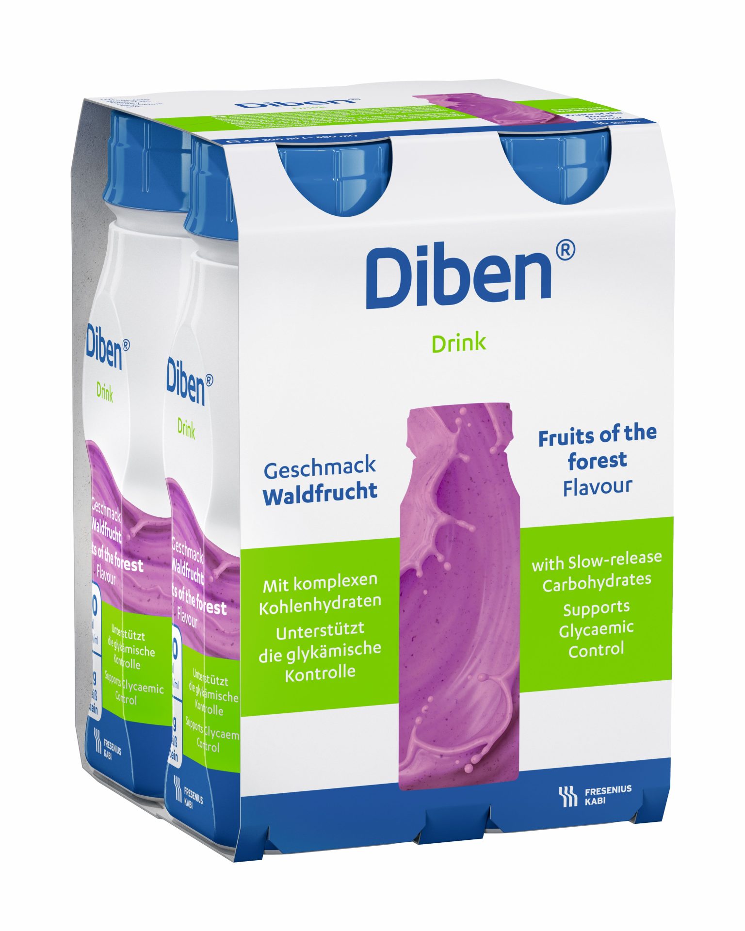 Diben DRINK – okus gozdni sadeži, 4 x 200 ml