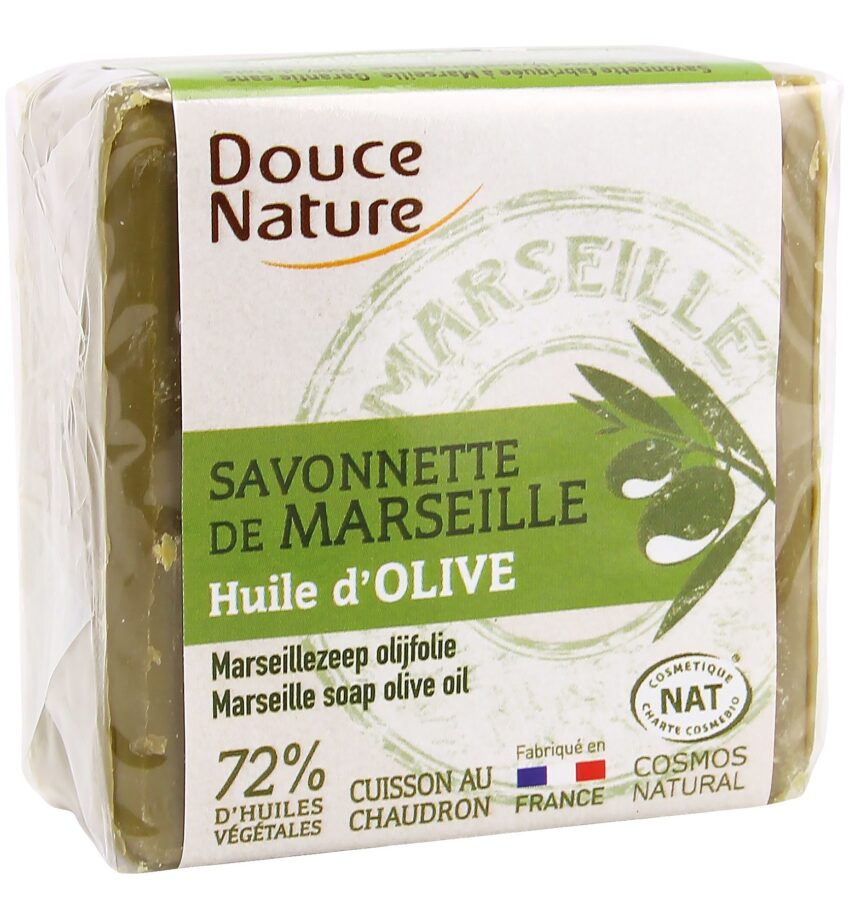 Douce Nature Naravno trdo milo Marseille (oljčno olje), 100 g