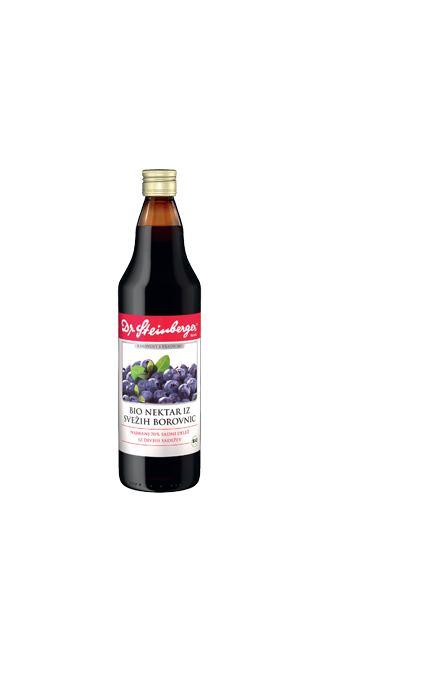 Dr. Steinberger – BIO nektar iz svežih borovnic, 750 ml