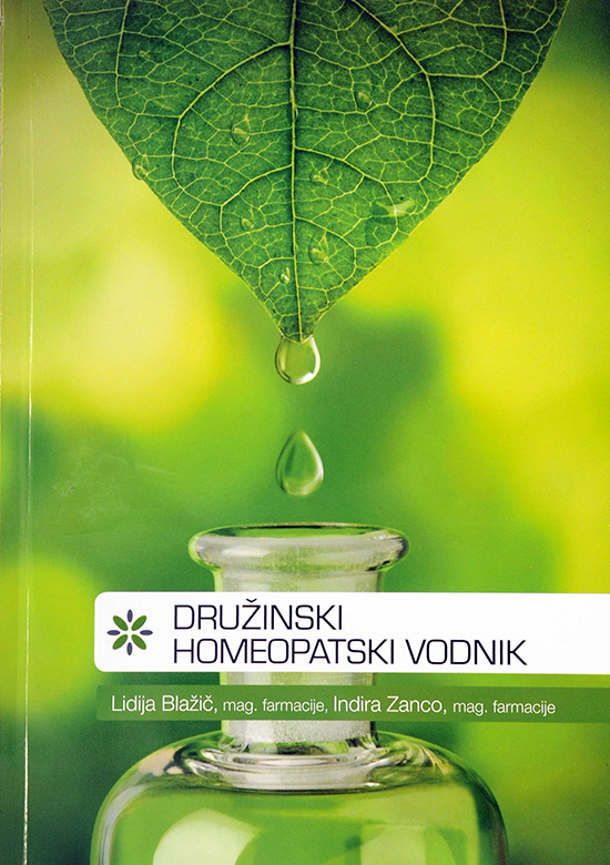 Družinski homeopatski vodnik (Lidija Blažič in Indira Zanco) – brošura