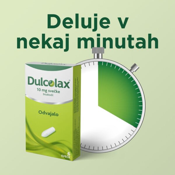 Dulcolax 10 mg svečke, 6 svečk