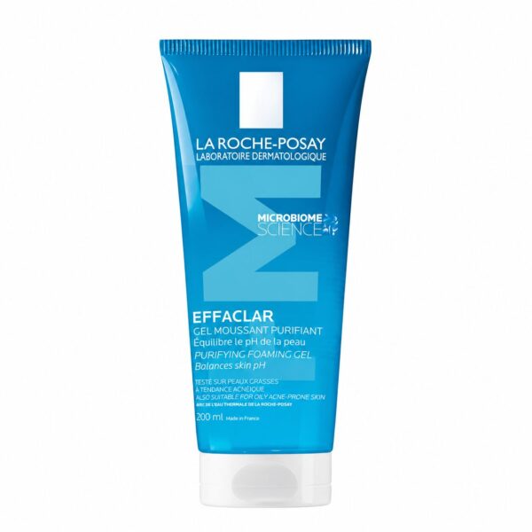 Effaclar (+) M peneči čistilni gel za mastno in aknasto kožo – La Roche-Posay, 200 ml