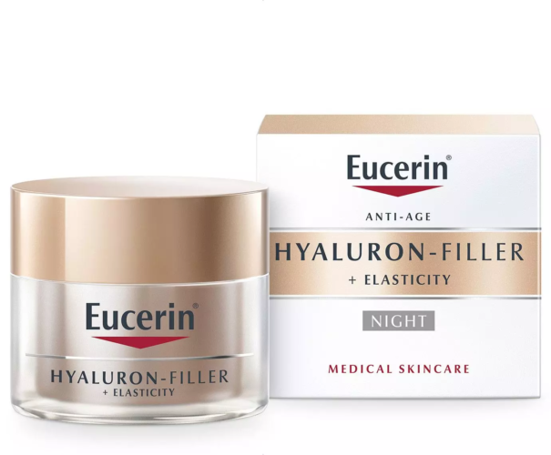 Eucerin Hyaluron-Filler + Elasticity nočna krema, 50 ml