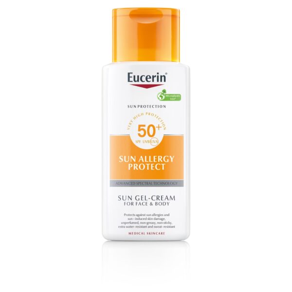 Eucerin Sun Allergy Protect kremni gel za zaščito pred soncem ZF 50+, 150 ml