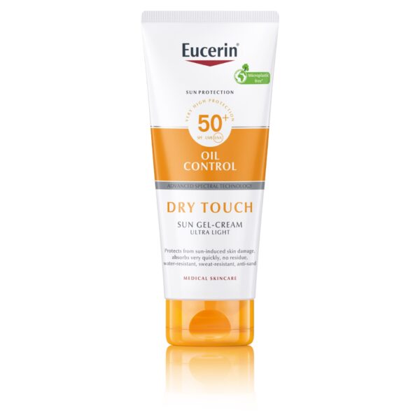 Eucerin Sun Oil Control Dry Touch kremni gel za zaščito pred soncem ZF 50+, 200 ml