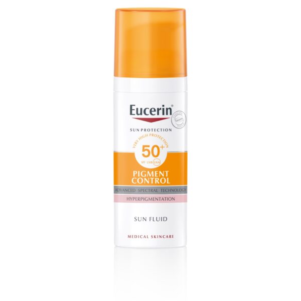 Eucerin Sun Pigment Control fluid za zaščito obraza pred soncem ZF 50+, 50 ml