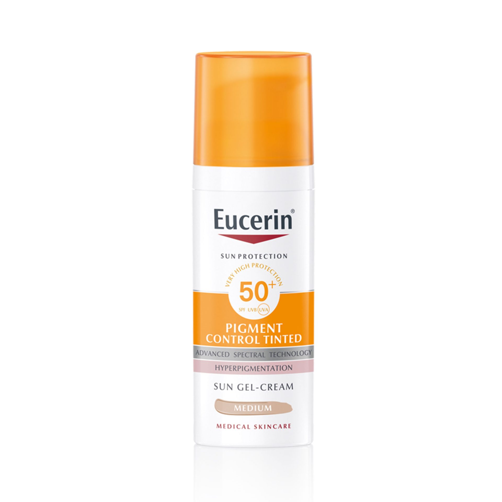 Eucerin Sun Pigment Control obarvan fluid za zaščito pred soncem ZF50+ (odtenek medium), 50 ml