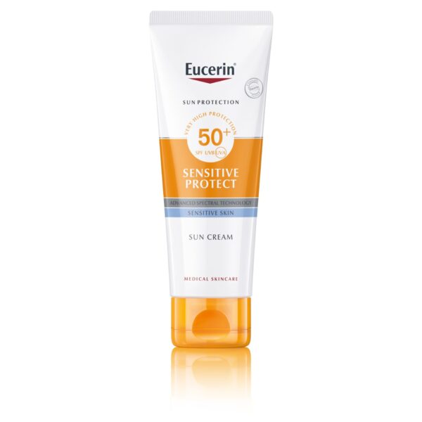 Eucerin Sun Sensitive Protect krema za zaščito obraza pred soncem ZF 50+, 50 ml