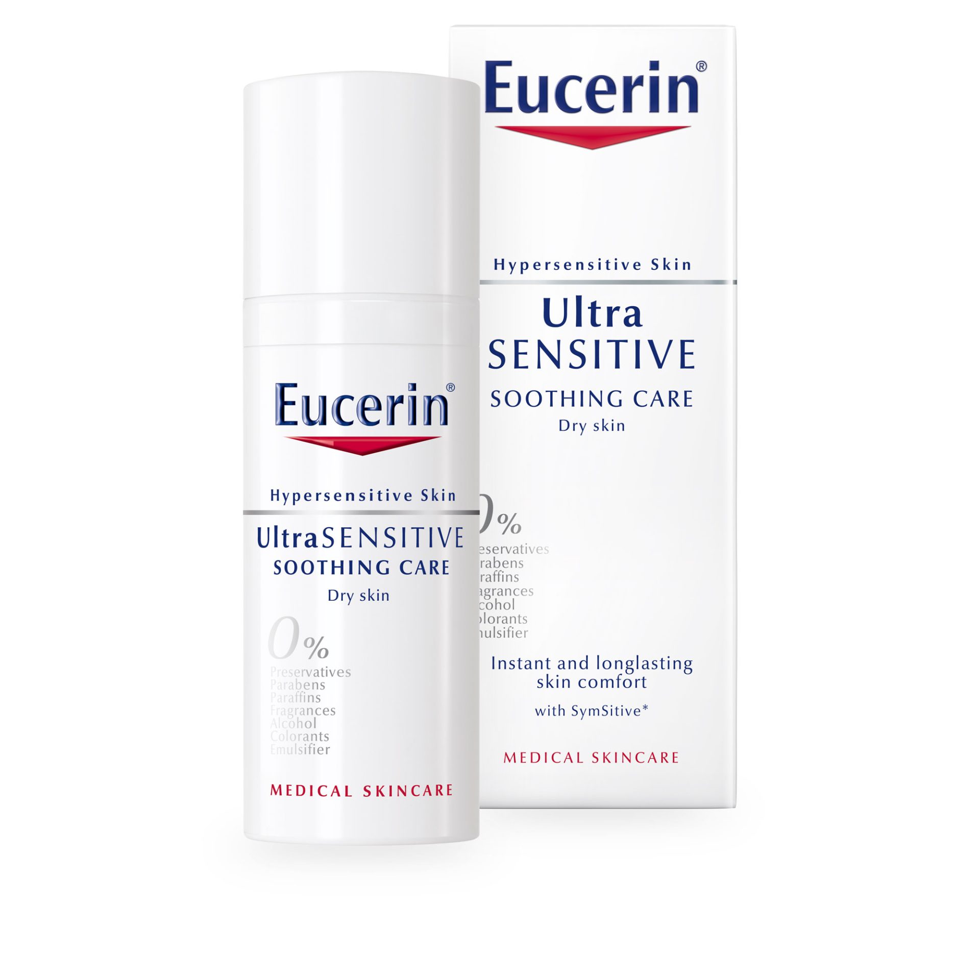 Eucerin UltraSENSITIVE krema za suho kožo, 50 ml