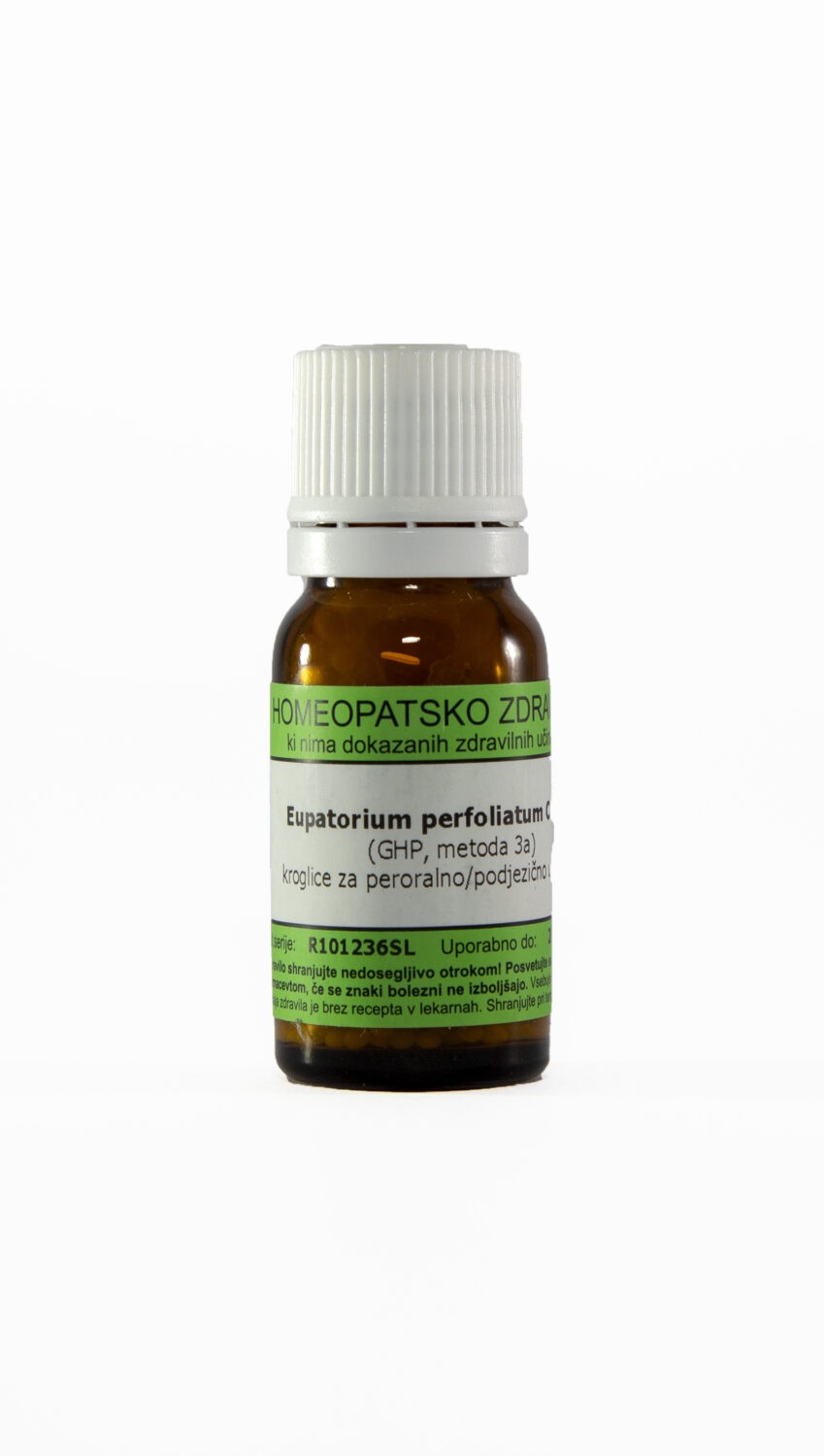 Eupatorium perfoliatum C200 homeopatske kroglice, 1 g