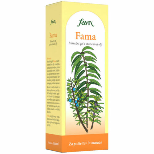 Favn FAMA – masažni gel za poživitev in masažo, 250 ml