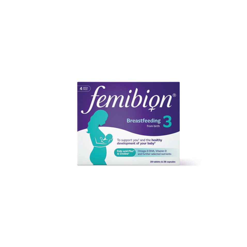 Femibion 3 za čas dojenja, 28 tablet + 28 kapsul