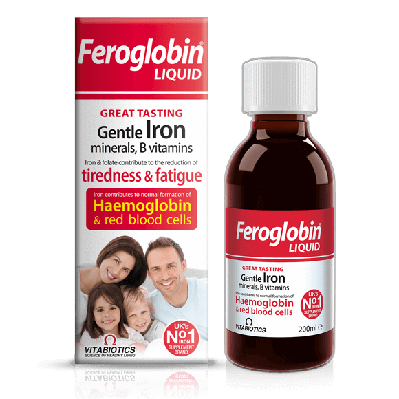 Feroglobin sirup s cinkom in vitamini skupine B, 200 ml