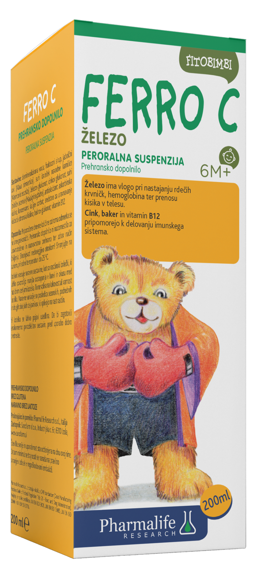 Fitobimbi Ferro C peroralna suspenzija, 200 ml