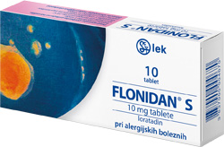 Flonidan S 10 mg tablete, 10 tablet