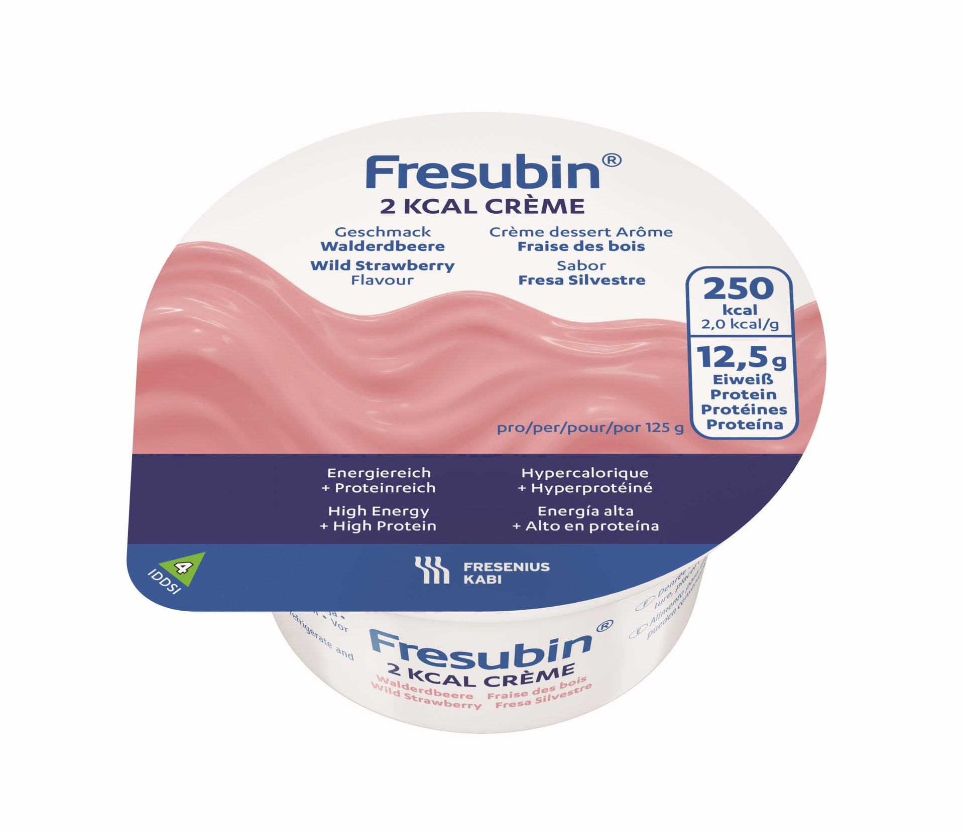 Fresubin 2 kcal Creme – okus gozdna jagoda, 4 x 125 g