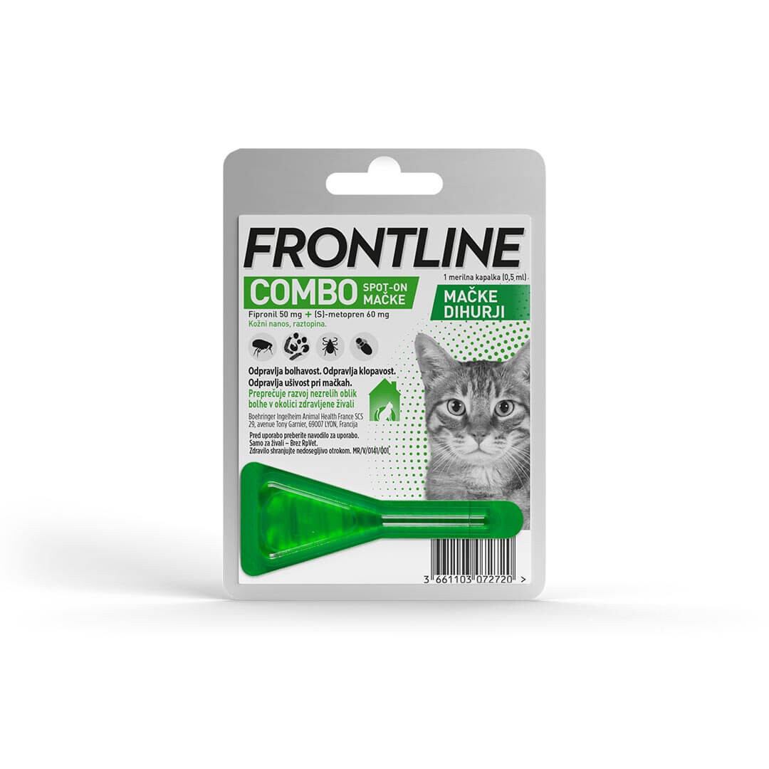 Frontline Combo kožni nanos za mačke, pipeta 0,5 ml