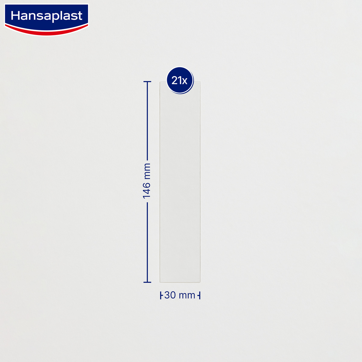 Hansaplast obliži za zmanjšanje brazgotin (XL), 21 obližev