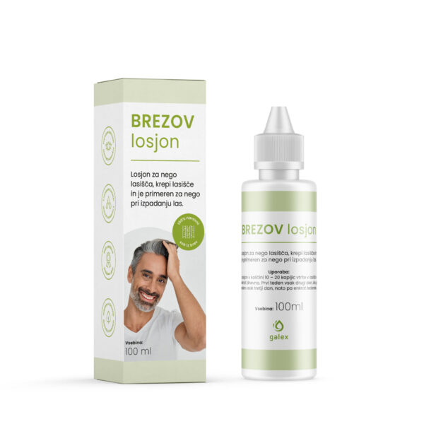Galex Brezov losjon s kofeinom, 100 ml