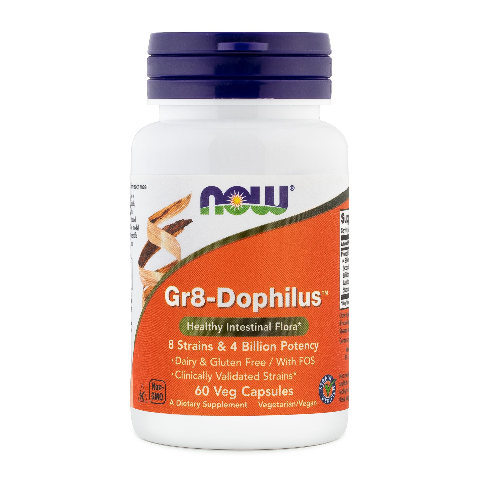 NOW Gr8-Dophilus, 60 kapsul
