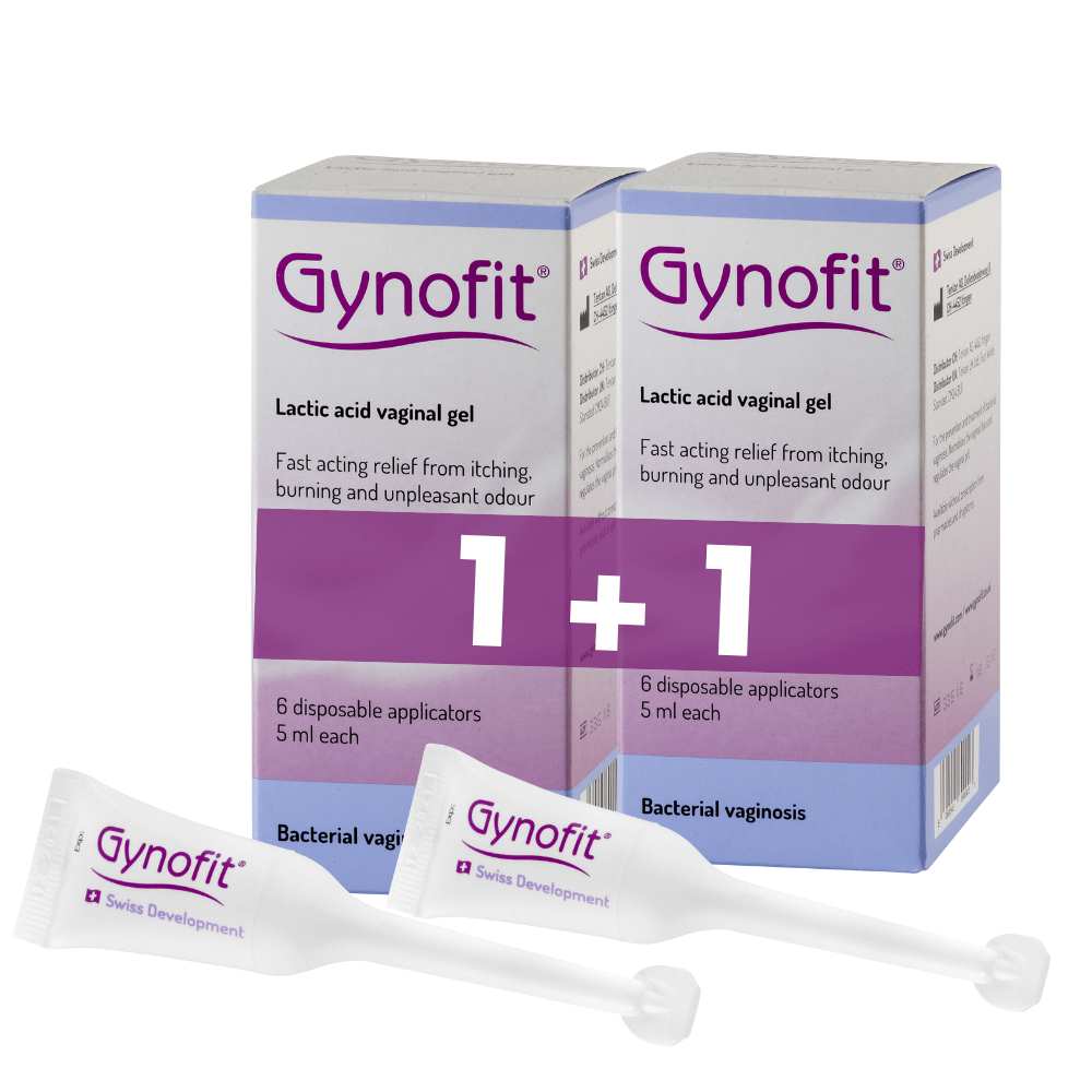 Gynofit Vaginalni gel z mlečno kislino (6 aplikatorjev po 5 ml) 1 +1 GRATIS