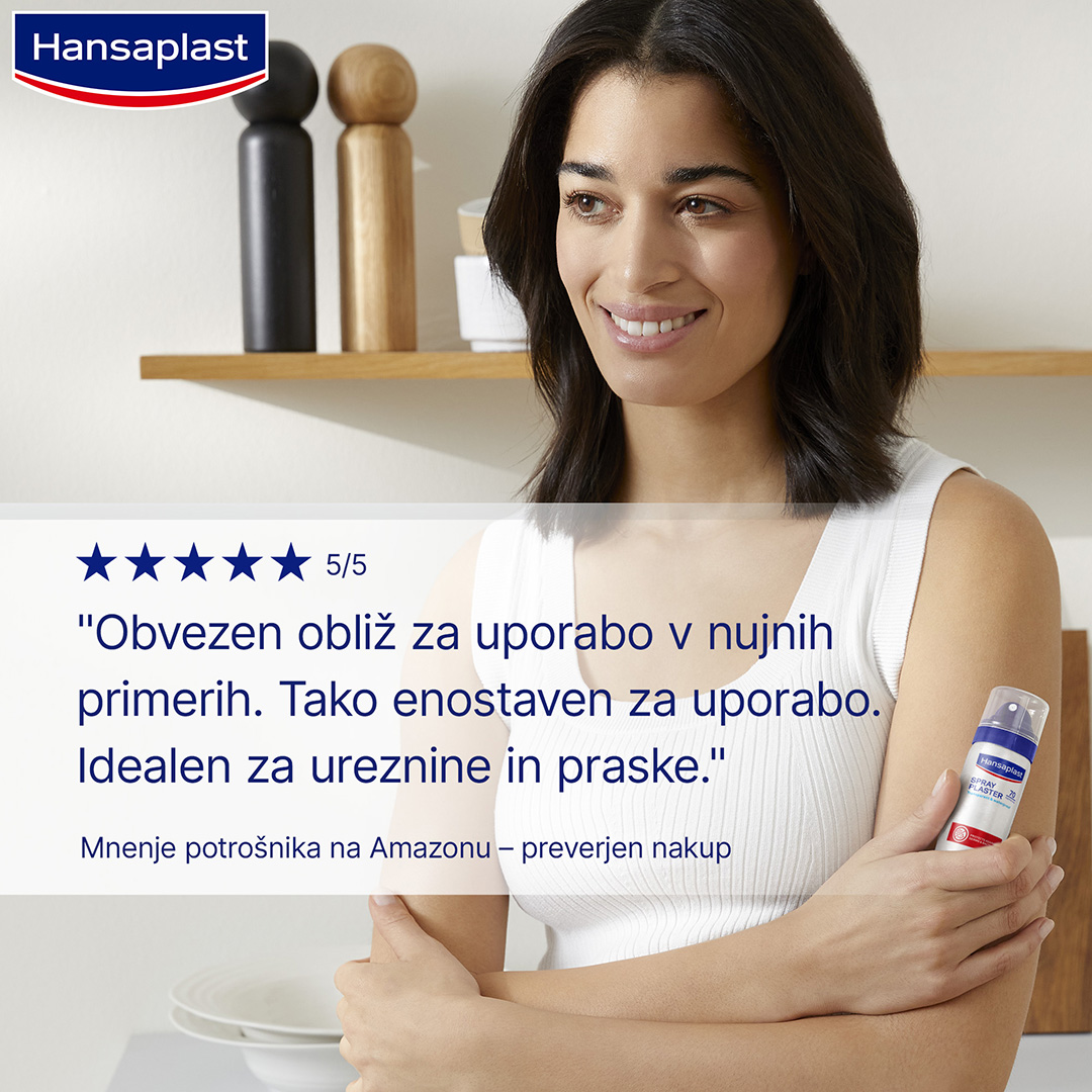 Hansaplast obliž za rane v spreju, 30 ml