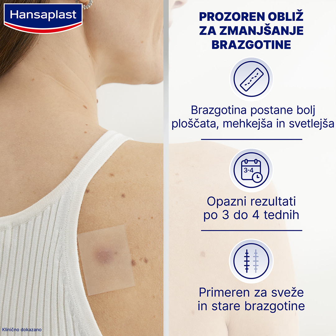 Hansaplast obliži za zmanjšanje brazgotin, 21 obližev