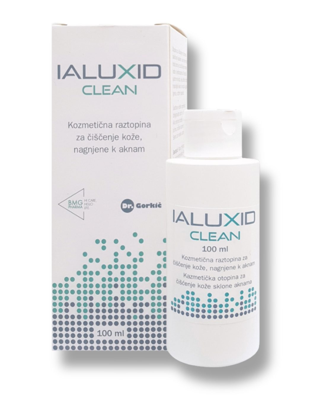Ialuxid Clean kozmetična raztopina za čiščenje kože, nagnjene k aknam, 100 ml