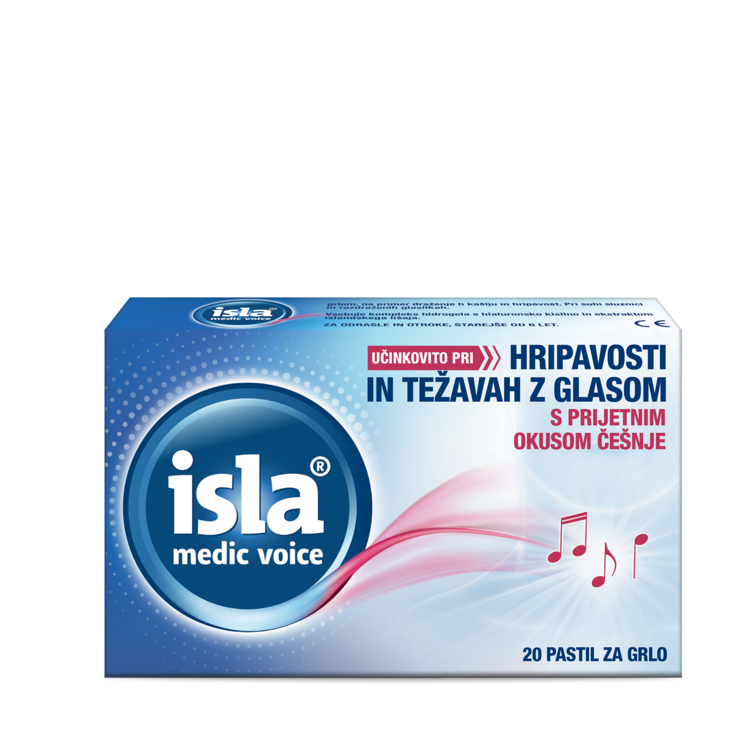 Isla Medic voice pastile, 20 pastil