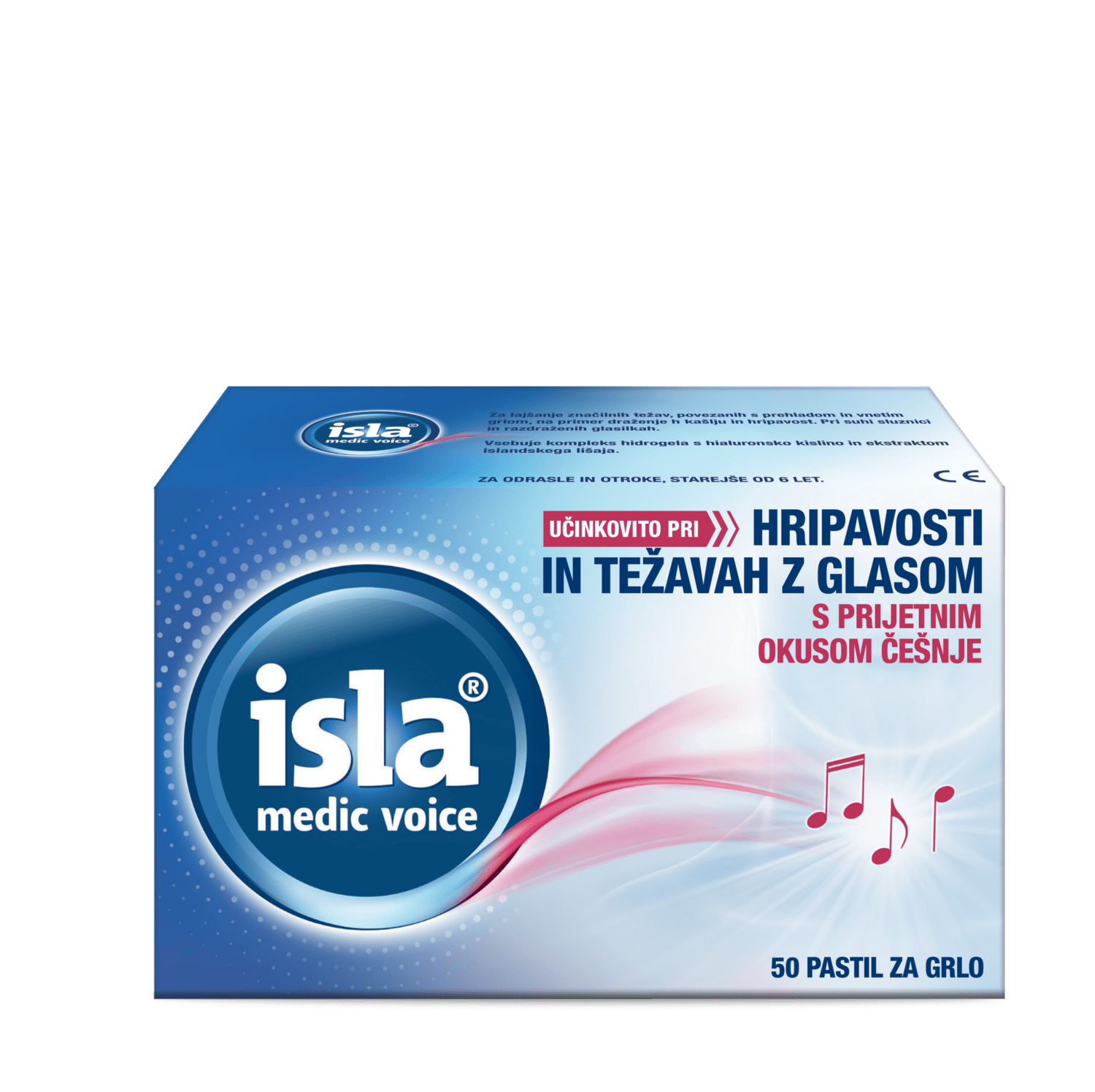 Isla Medic voice pastile, 50 pastil