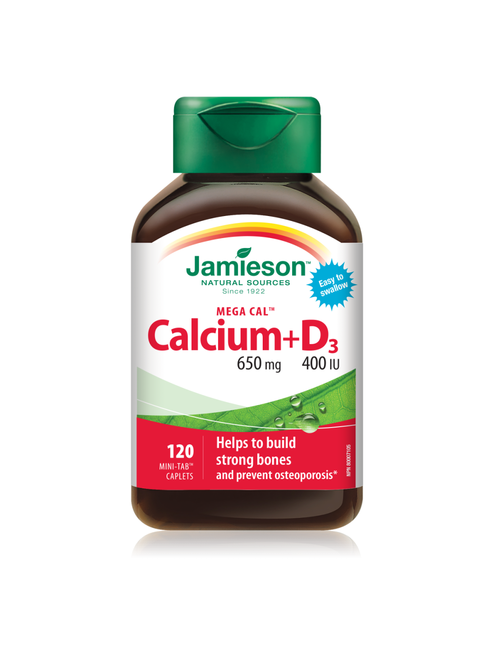 Jamieson Kalcij in vitamin D3 tablete, 120 tablet